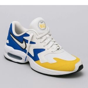 Nike Air Max 2 Light Premium White Royal Blue University Men Sz 8.5 Shoes